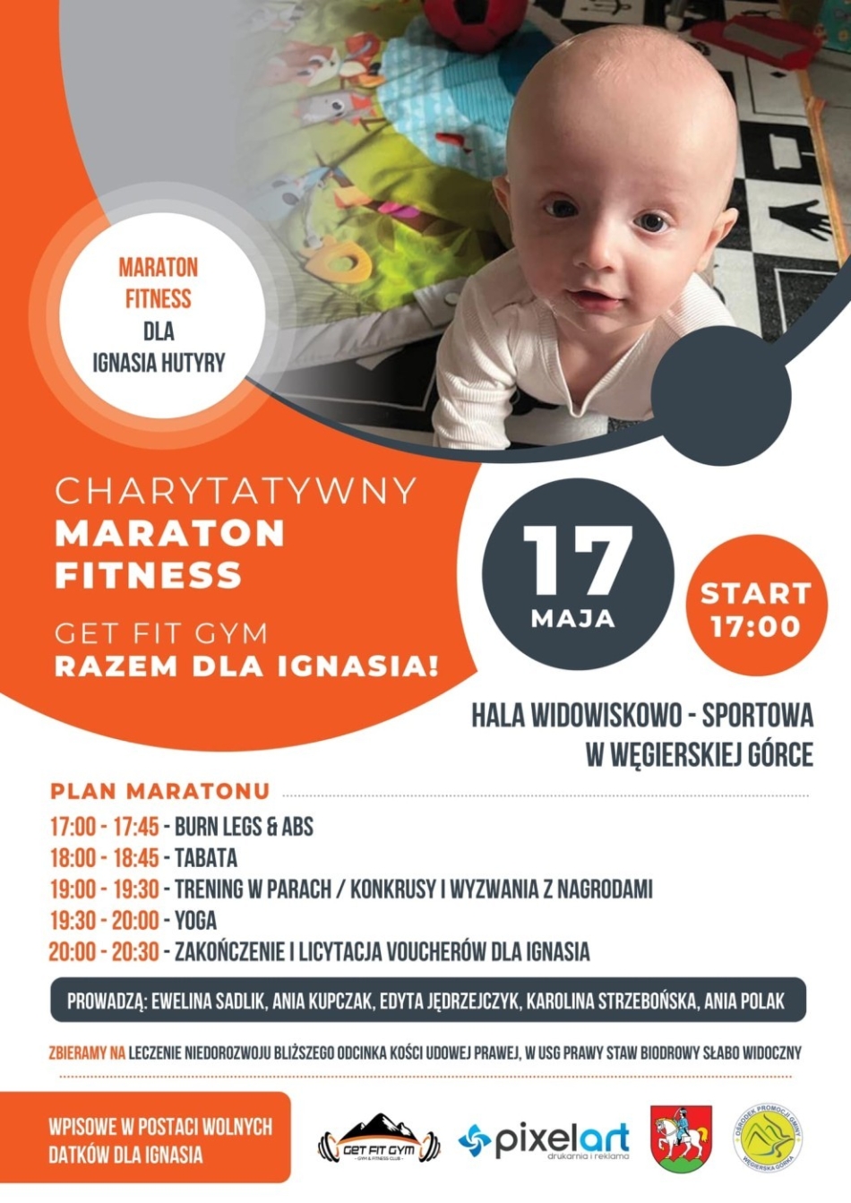 Charytatywny maraton fitness