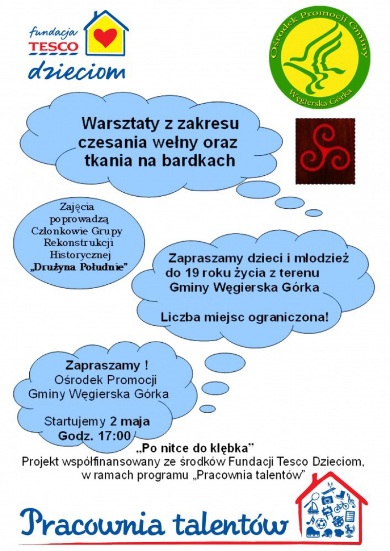 Warsztaty z zakresy czesania wełny oraz tkania na bardkach