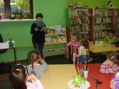 Spotkania przedszkolaków z biblioteką w Węgierskiej Górce rozpoczęte - zdjęcie4