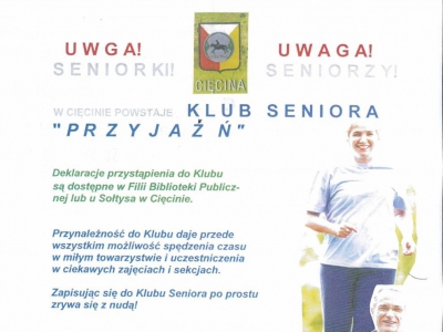 Dołącz do Klubu Seniora w Cięcinie - zdjęcie1