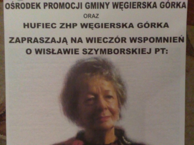 Wieczór wspomnień o Wisławie Szymborskiej - zdjęcie1