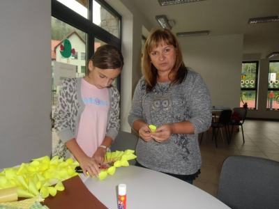 Jesienne zajęcia w bibliotece. - zdjęcie15