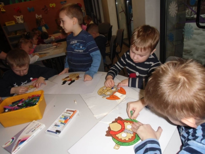 Zajęcia dla przedszkolaków w bibliotece w Żabnicy. - zdjęcie10