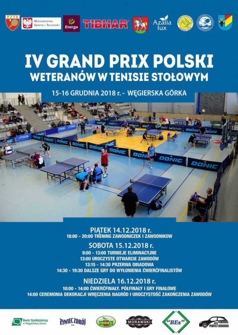 Grand Prix Polski Weteranów w Tenisie Stołowym