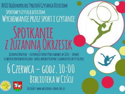 Spotkanie z Zuzanną Okrzesik - zdjęcie1