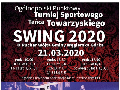 Ogólnopolski Turniej Tańca Sportowego SWING 2020 już wkrótce ! - zdjęcie1