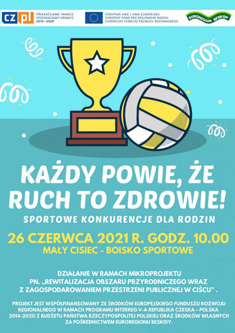 Każdy powie, że ruch to zdrowie! Sportowe konkurencje dla rodzin.