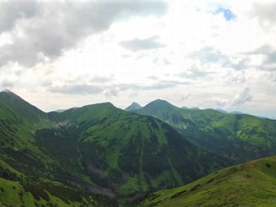 Górska panorama - widok z Trzydniowiańskiego Wierchu