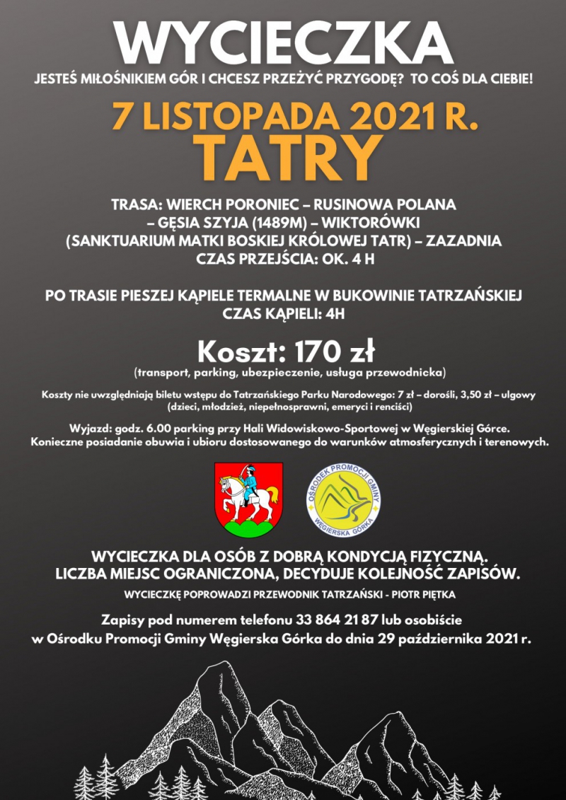 Wycieczka w Tatry!