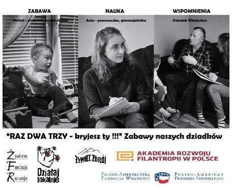 „Raz, dwa, trzy, kryjesz Ty – zabawy naszych dziadków”.