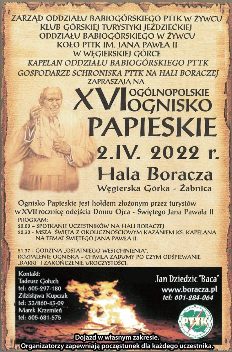 XVI Ogólnopolskie Ognisko Papieskie,