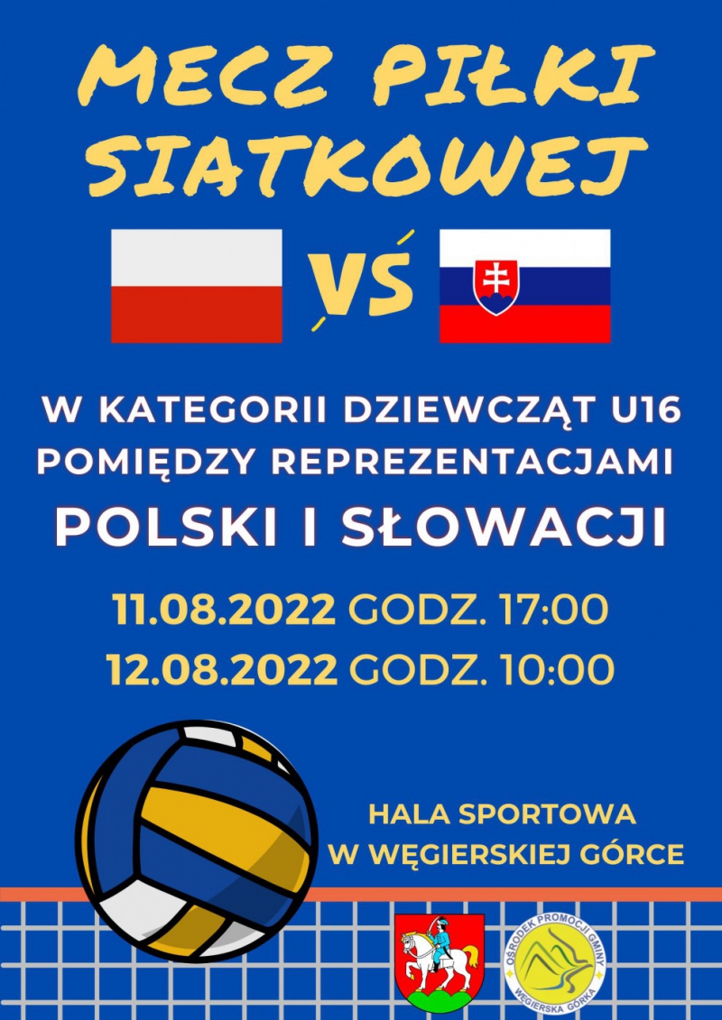 Mecz piłki siatkowej Polska vs Słowacja
