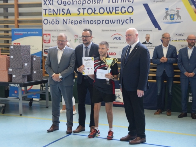 Finał XXI Ogólnopolskiego Turnieju Tenisa Stołowego Osób Niepełnosprawnych. - zdjęcie7
