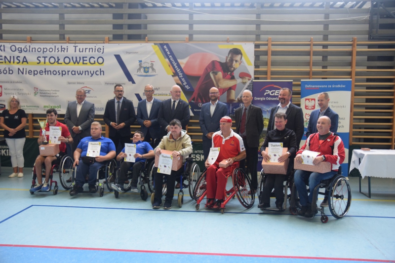 Finał XXI Ogólnopolskiego Turnieju Tenisa Stołowego Osób Niepełnosprawnych.