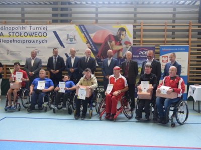 Finał XXI Ogólnopolskiego Turnieju Tenisa Stołowego Osób Niepełnosprawnych. - zdjęcie2