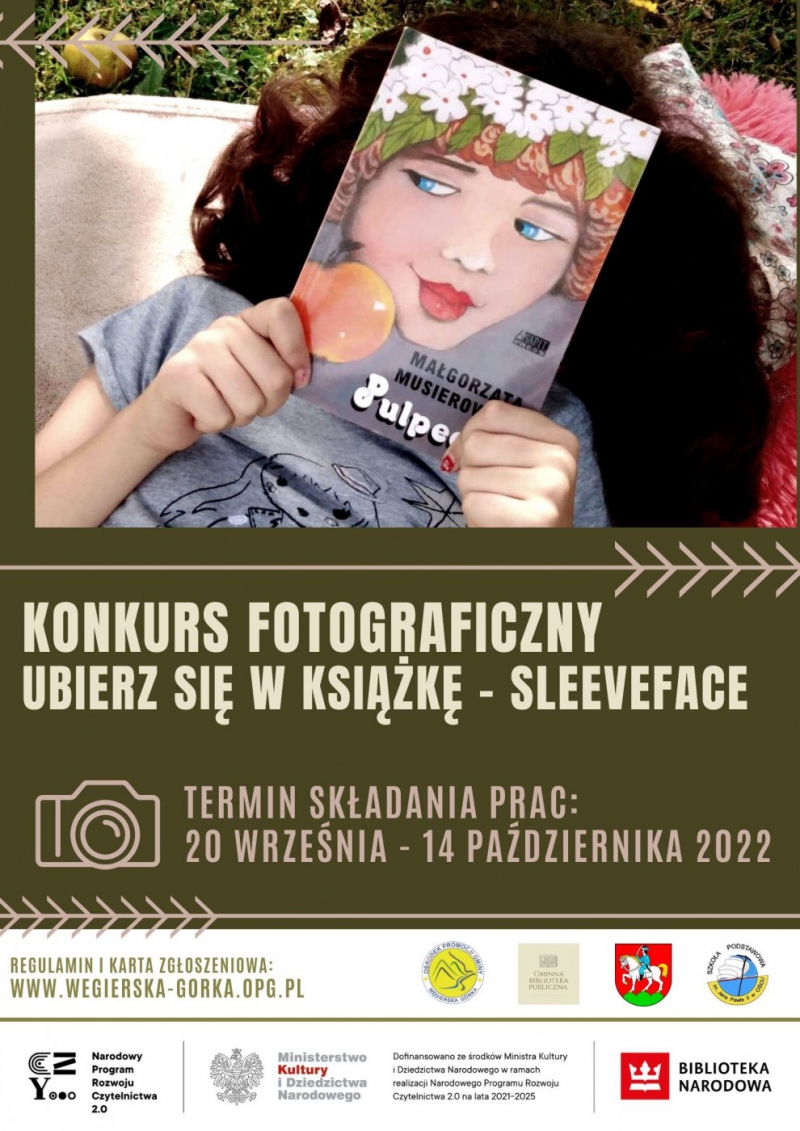 Konkurs fotograficzny  „UBIERZ SIĘ W KSIĄŻKĘ - SLEEVEFACE”
