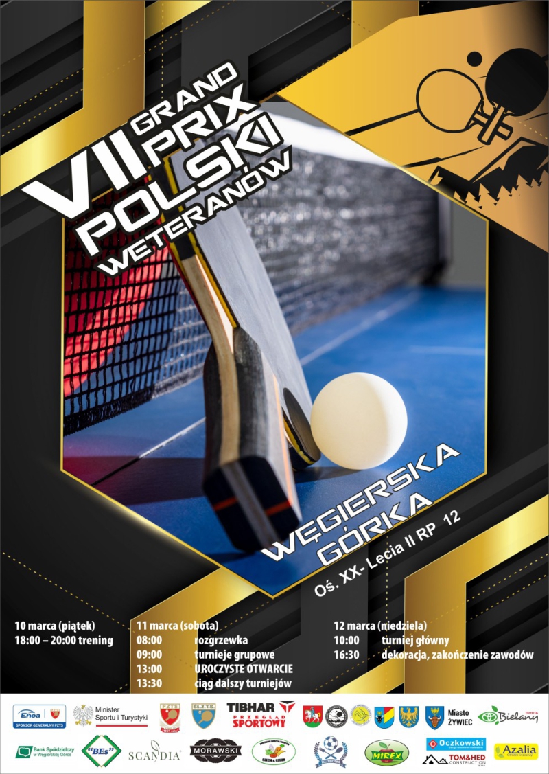 VII Grand Prix Polski Weteranów w Tenisie Stołowym