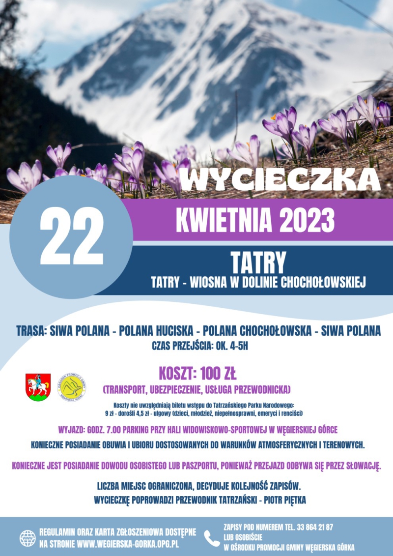 Wycieczka - Tatry ~ Wiosna w Dolinie Chochołowskiej