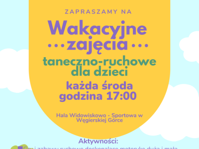 Wakacyjne zajęcia taneczno-ruchowe - zdjęcie1