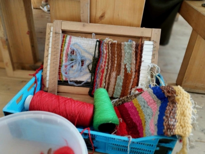 Warsztaty tkania w Chacie Regionalnej - zdjęcie13