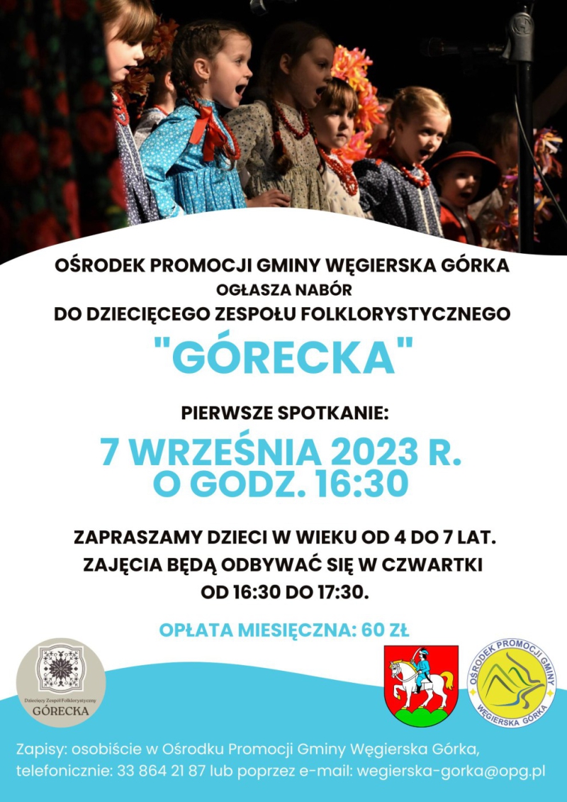 Nabór do Dziecięcego Zespołu Folklorystycznego 