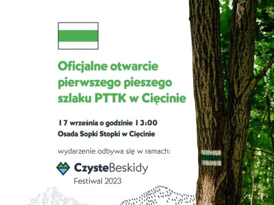 Oficjalne otwarcie pierwszego pieszego szlaku PTTK w Cięcinie - zdjęcie1