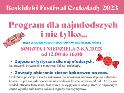 Program Beskidzkiego Festiwalu Czekolady - zdjęcie3