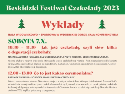 Program Beskidzkiego Festiwalu Czekolady - zdjęcie1