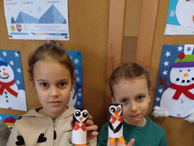 Pingwinki z rolek papieru - zdjęcie14